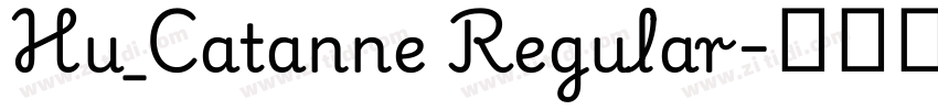 Hu_Catanne Regular字体转换